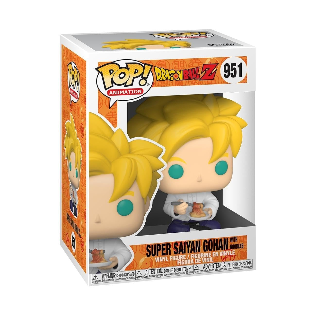 Funko Pop! Animation - Super Saiyan Gohan con Fideos - Figura de Vinilo Coleccionable de Dragon Ball Z - Edición Oficial para Fans y Coleccionistas - Regalo Ideal Funko Pop! Animation - Super Saiyan Gohan con Fideos - Figura de Vinilo Coleccionable de Dragon Ball Z - Edición Oficial para Fans y Coleccionistas - Regalo Ideal